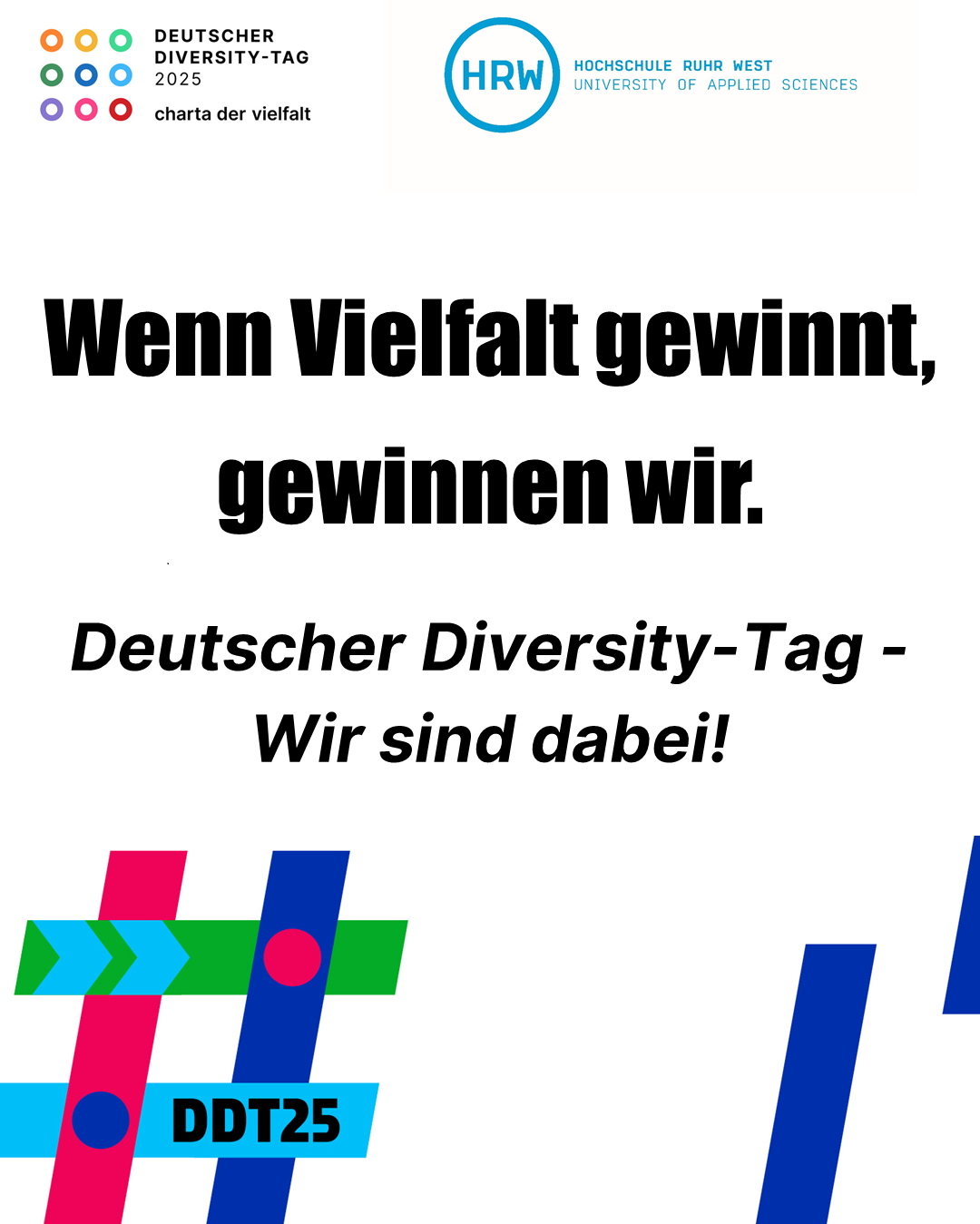 Flyer zum deutschen diversity tag