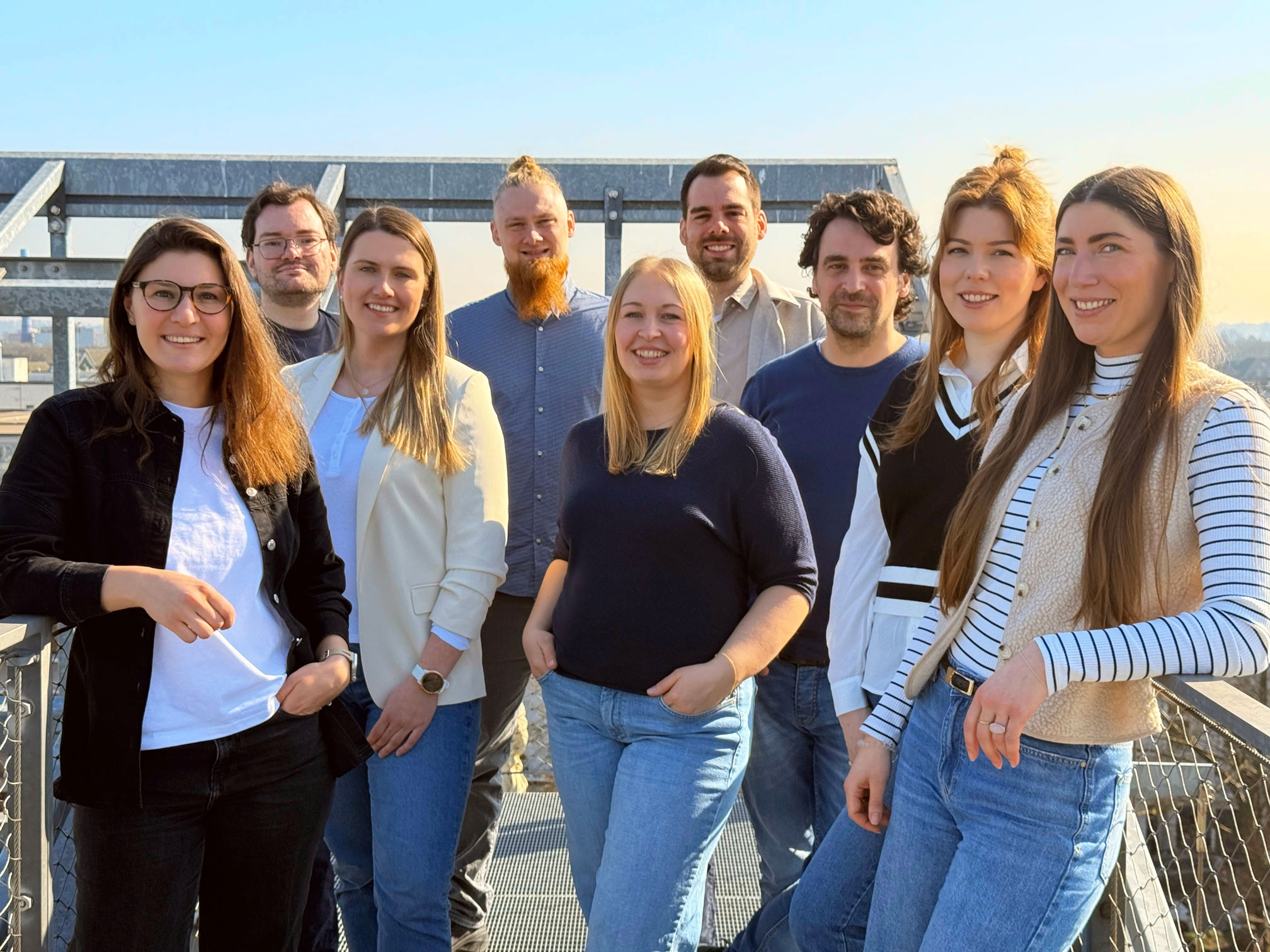 Gruppenfoto des Teams der Talentförderung