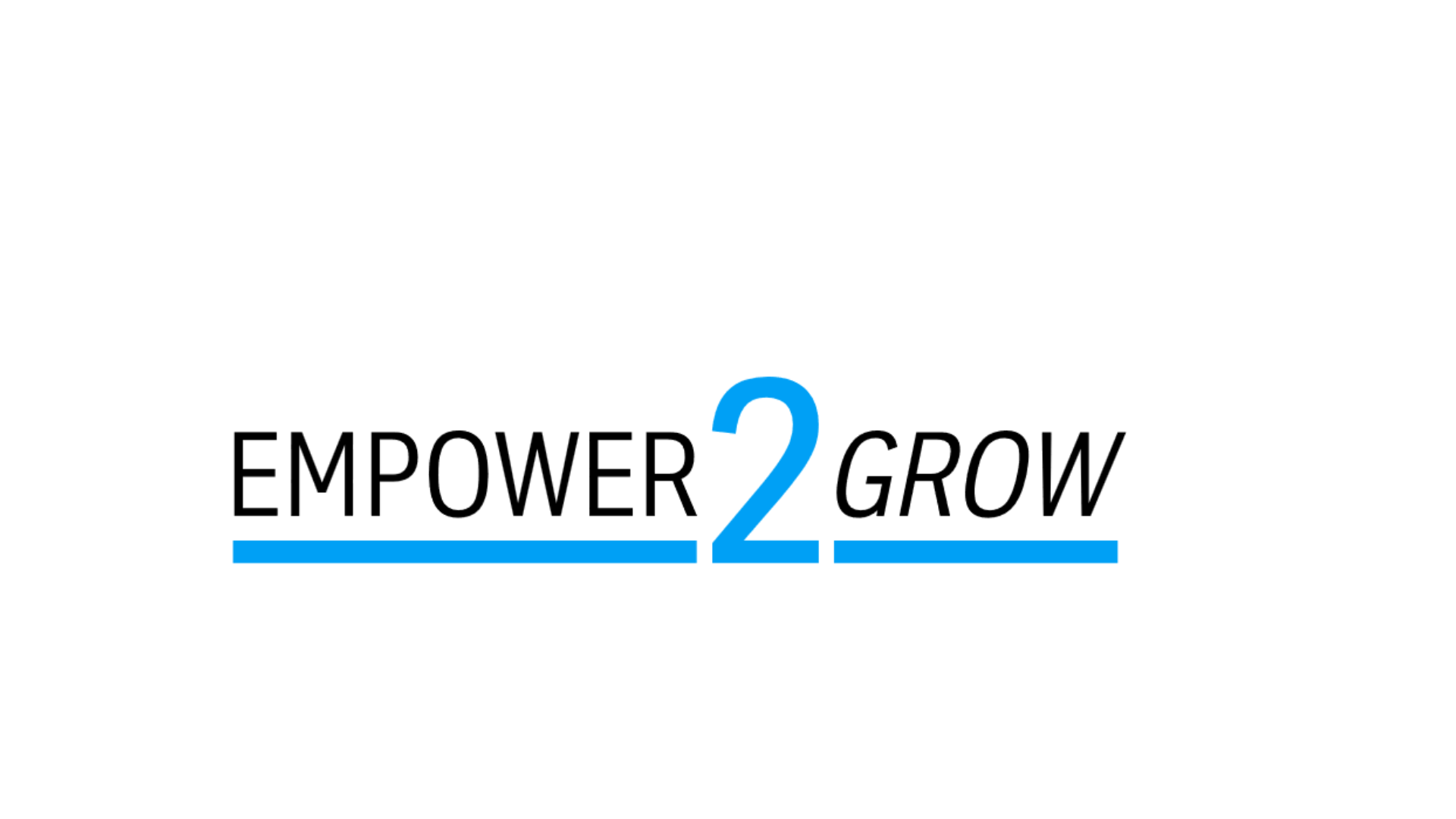 Grafik; Schriftzug Empower 2 Grow.