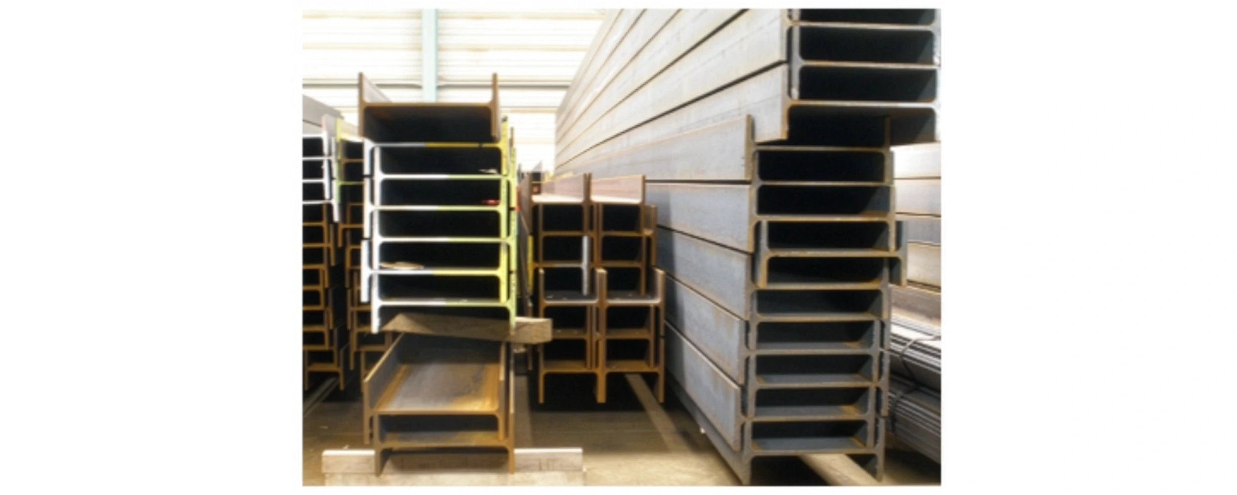 Das Bild zeigt doppelt symmetrische I-Profile