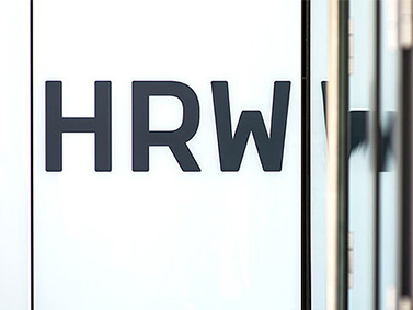 HRW Schrift auf Gebäude