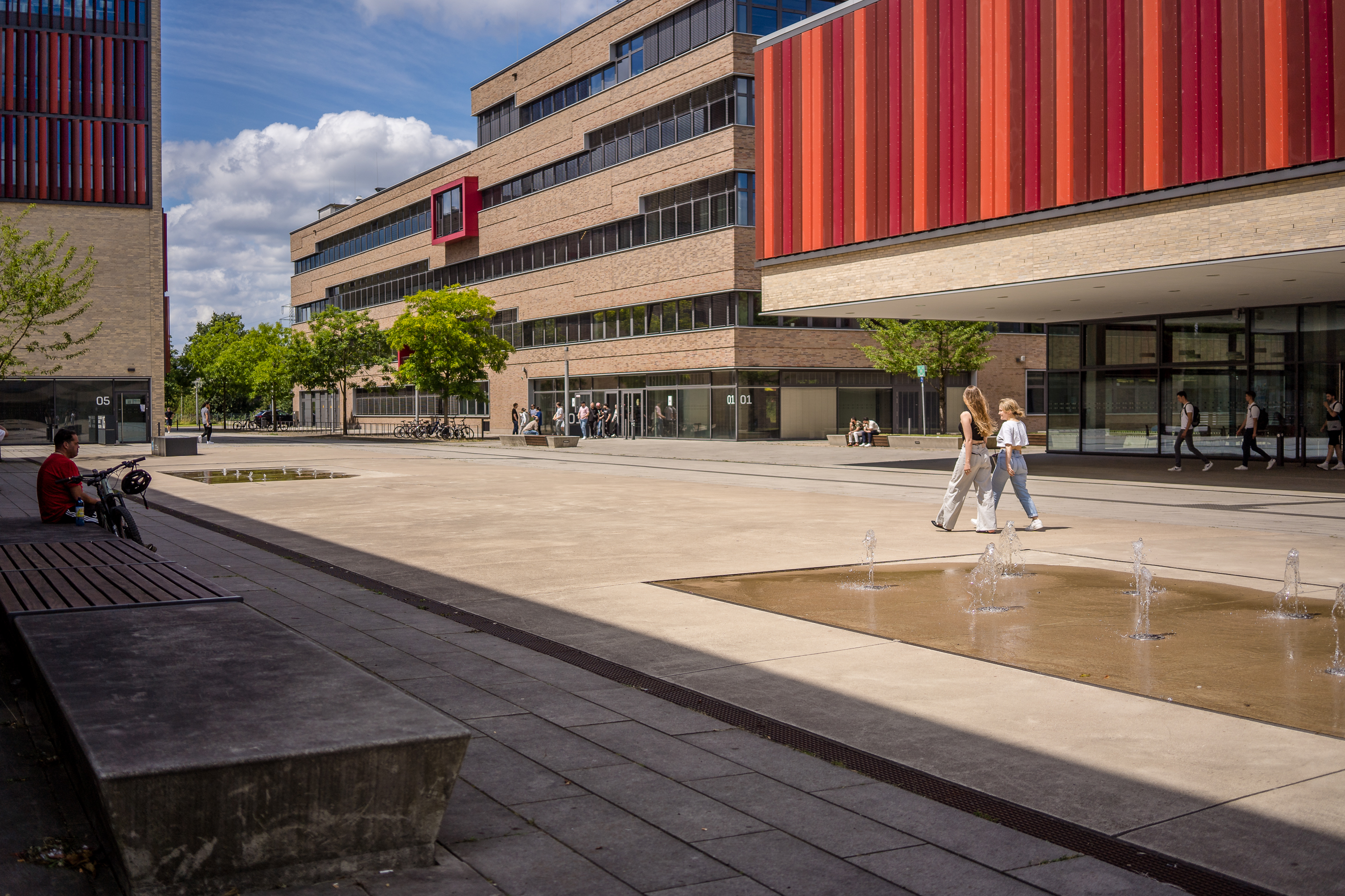Campus Mülheim im Sommer