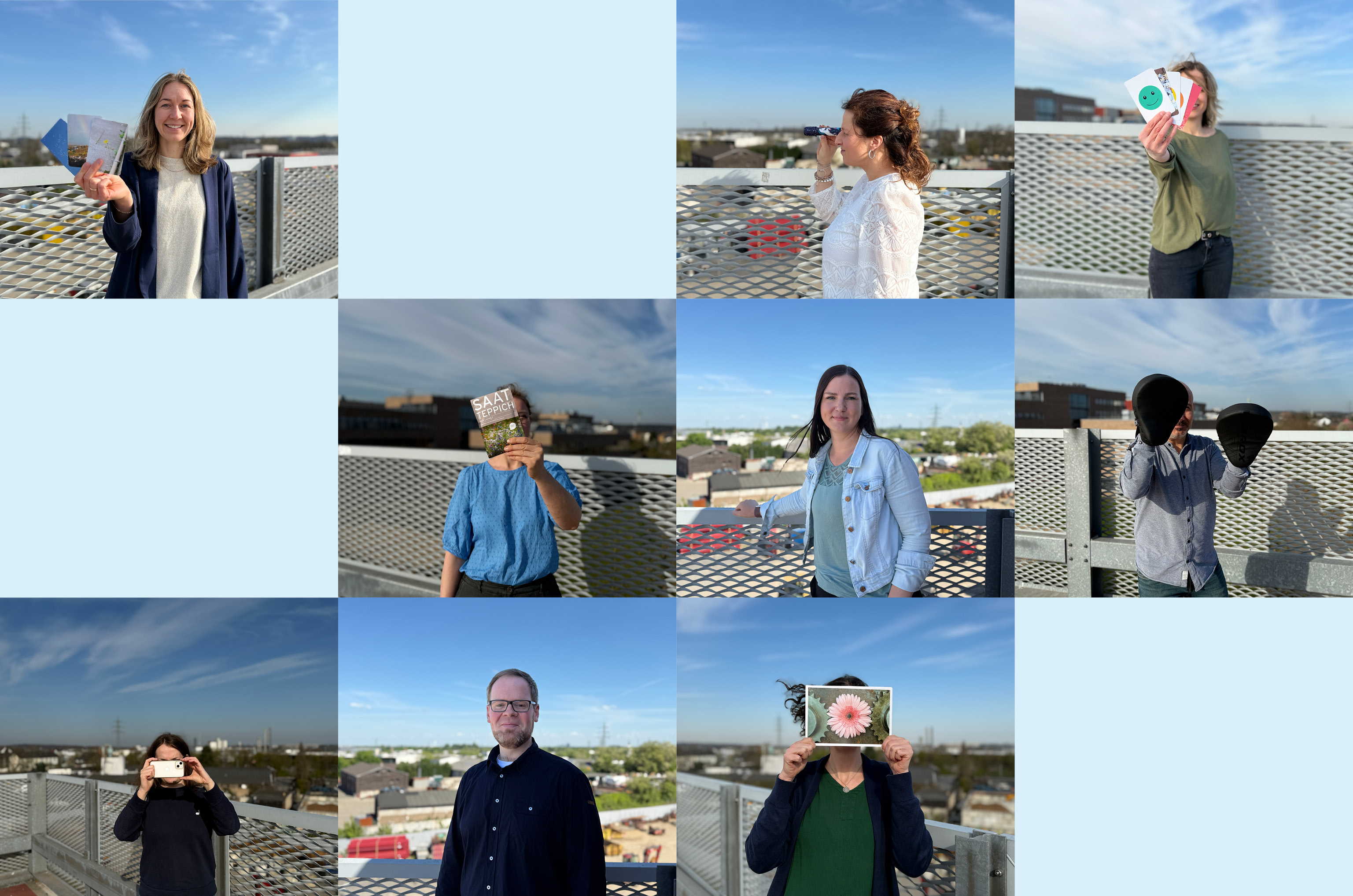 Collage mit Porträtbildern