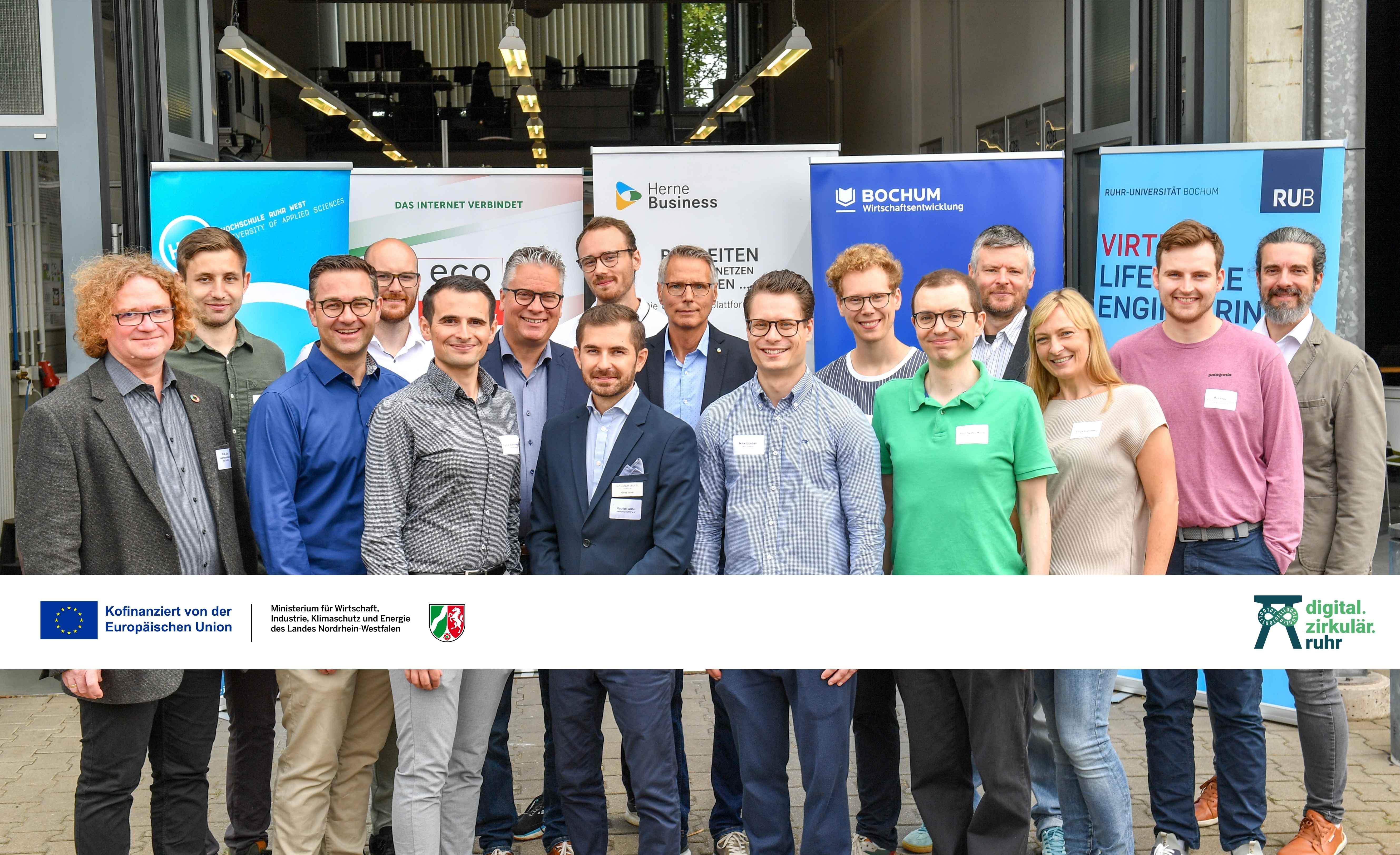 Projektteam von #dzr bei der Auftaktveranstaltung am 30.08.2024 in Bottrop