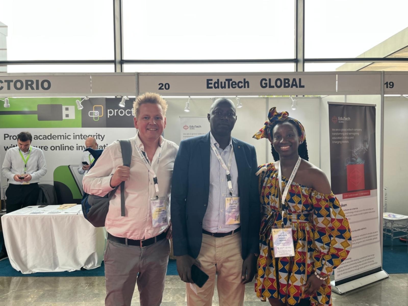 Felix Meckmann auf der eLearning Conference in Dakar/Senegal