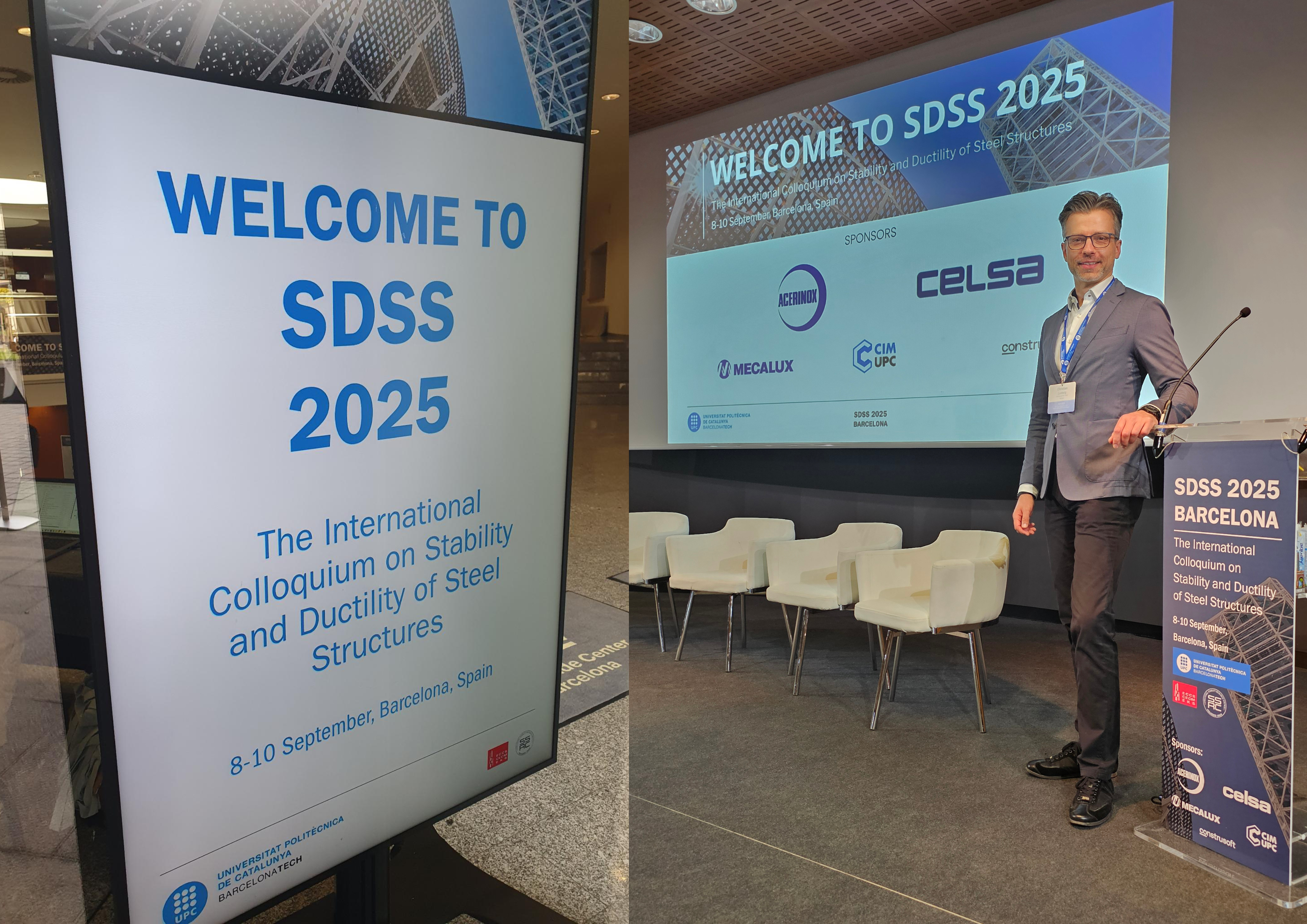 Prof. Dr. Christian Ludwig präsentiert auf der Konferenz SDSS 2025 in Barcelona