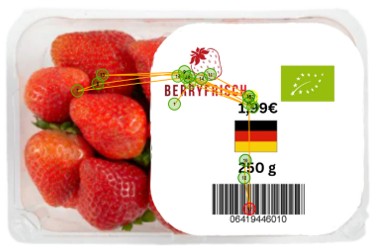 Das Foto zeigt eine Verpackung mit Erdbeeren