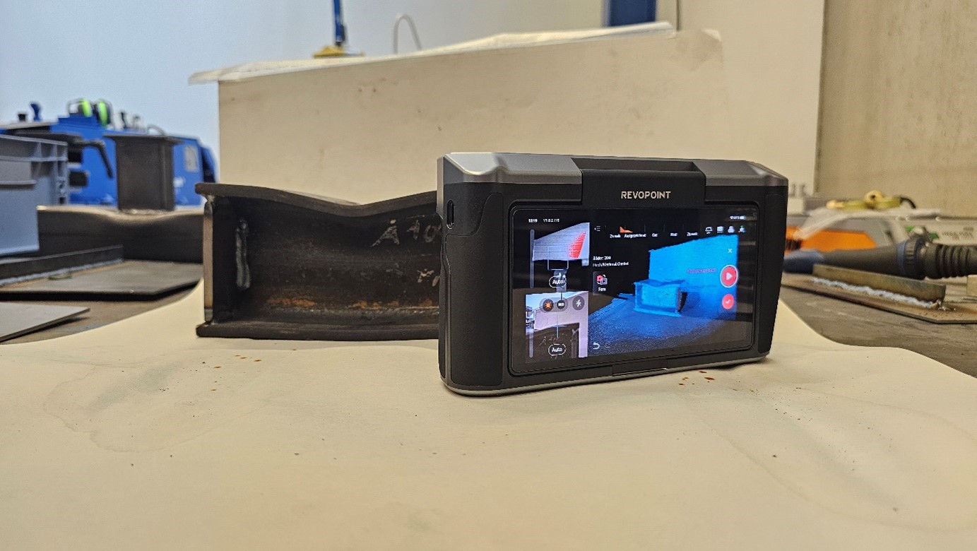 Das Bild zeigt einen 3D Scanner